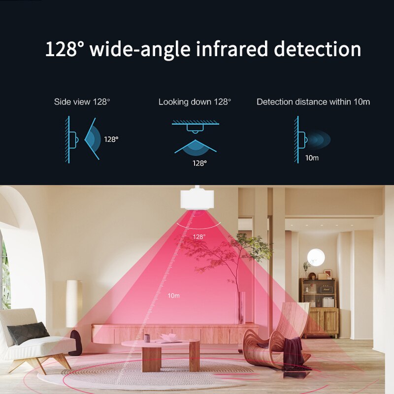 thumbnail image 2 of Tuya Smart WiFi PIR Motion Sensor – Infrared Detector For Home Security, Works With Alexa & Google 2 of 4