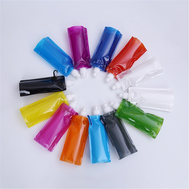 Portable Ultralight Foldable Water Bag Soft Flask Bottle Outdoor Sport Hiking Camping Water Bag