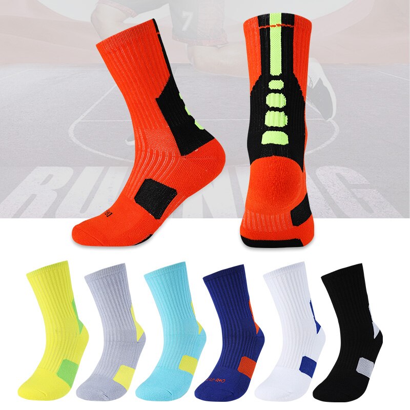 Professionele Sport Basketbal Sokken Voor Running Comfortabele Ademend Thicknon-Slip Elastische En Niet-Fading