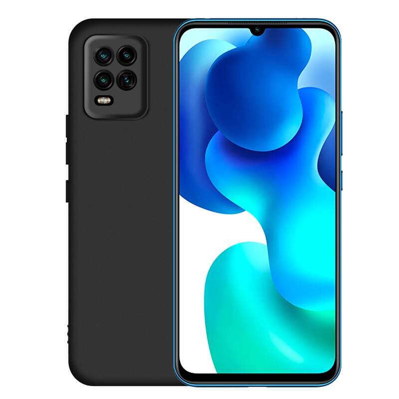 Matowy pokrowiec robić Xiaomi Mi 10 Lite Powiększenie Obudowa ultra cienki miękkie silikonowe plecki TPU pokrywa dla Xiaomi Mi 10 Lite Powiększenie matowe etui na telefony