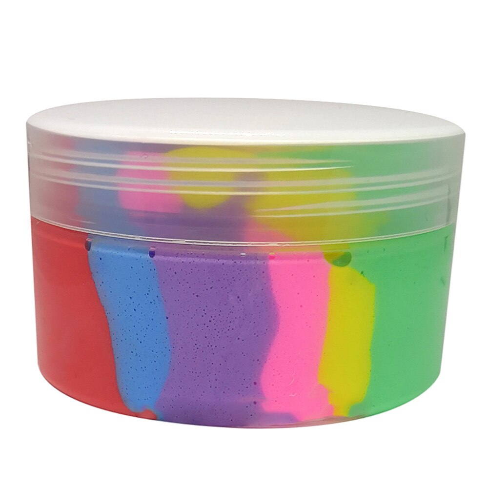 100Ml Mooie Mengen Pluizige Floam Slime Geurende Stress Relief Kids Slib Speelgoed Speelgoed Voor Kinderen Verjaardagsfeestje Kerst