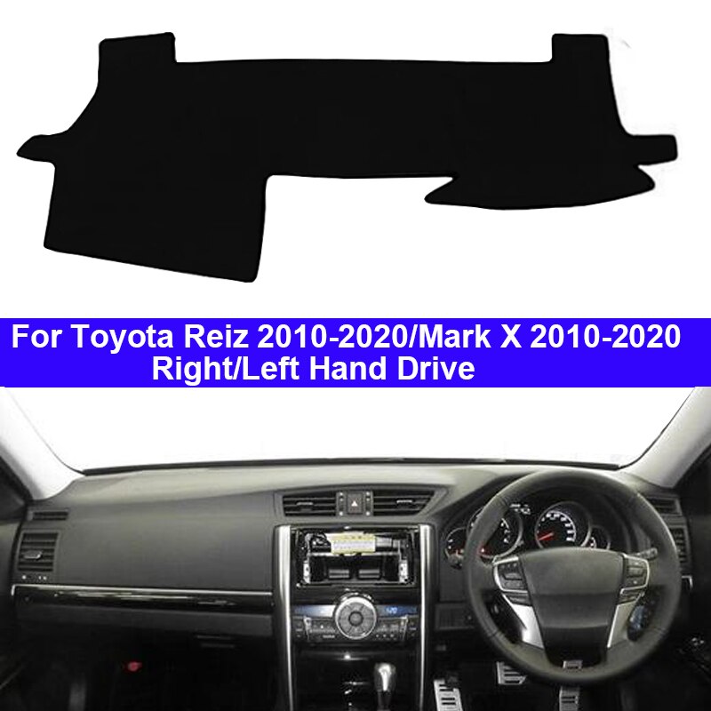 Auto Dashboard Cover Dash Mat Tapijt Voor Toyota Mark X Reiz Zonnescherm