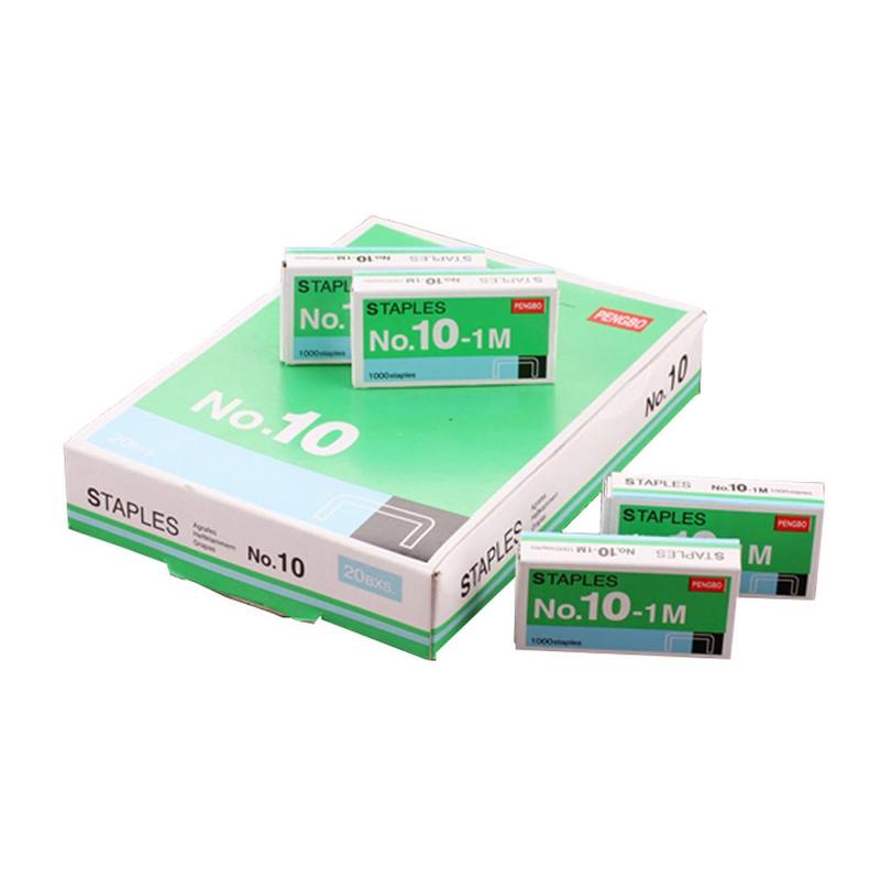 1000pcs/box 10 Staples Box For Desktop Stapler Normal Staples Metal Tapetool Silver Grapadora Grapas Staples Office Stationery