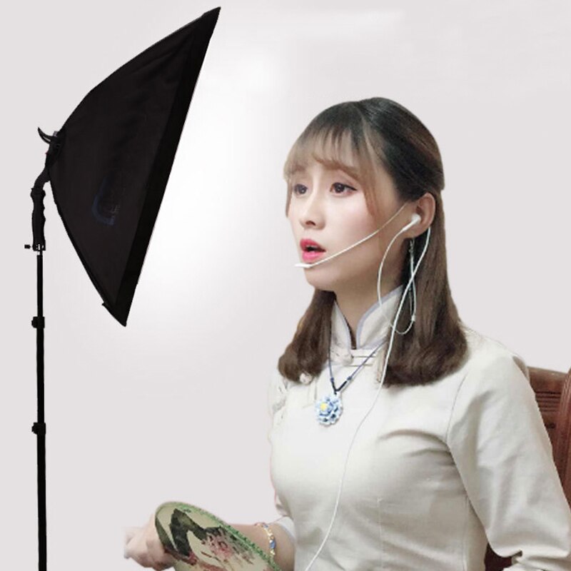 Photography Softbox Lighting Kits 50x70CM Continuous Light System Soft box For Beauty Photo Studio Equipment