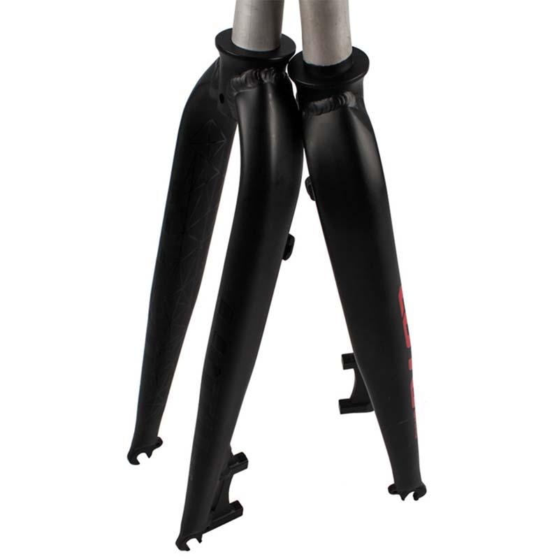 LUTU – fourche de vélo en aluminium 1 à 26/27 pouces, supports de freins à disque sans fil, rigide, pour vtt, 5/29, 1/8 pouces