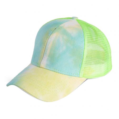 Gorro de secado rápido para mujer, malla transpirable, antisol, ajustable, Gorra de béisbol de algodón, sombrero con viseras: Verde