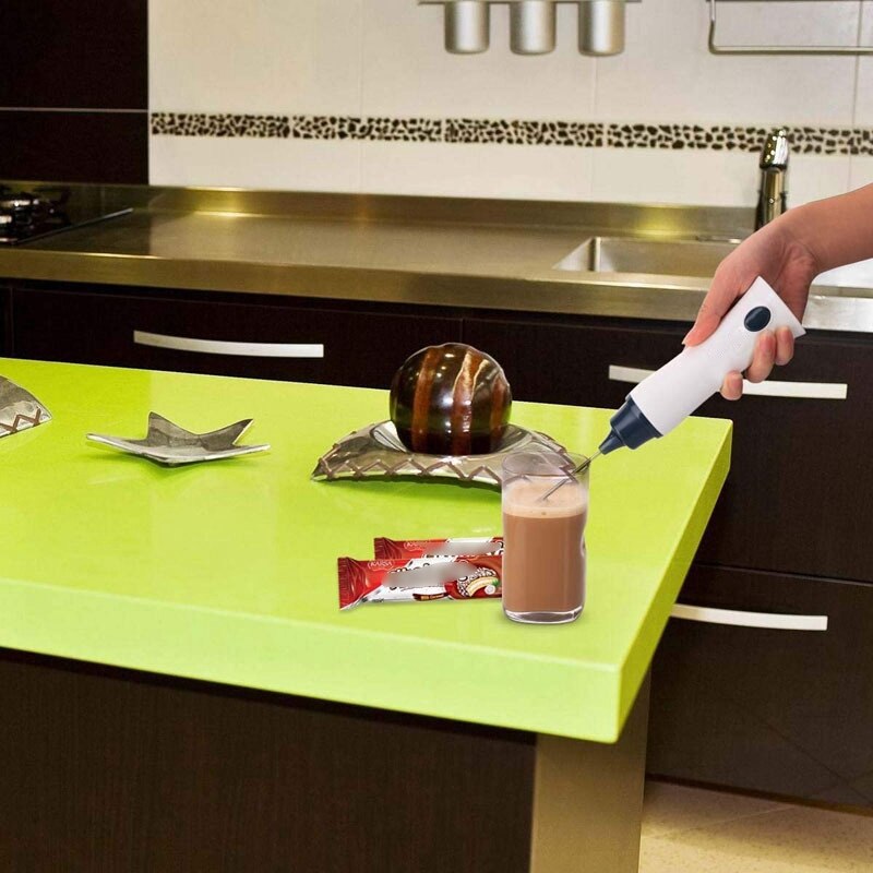 Mousseur à lait électrique automatique, machine à café en mousse pour lait d'œufs, outils de fouet à Cappuccino, cuisine Portable, chocolat, prise ue