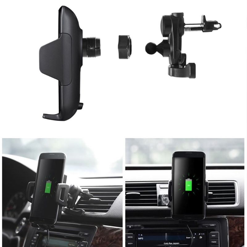 Schnelle Qi Drahtlose Auto Ladegerät Tasse Halter Air Vent Halterung für iPhone X XR XS 8 Samsung S9 S8 S7 s6 Hinweis 9 Telefon Ladegerät