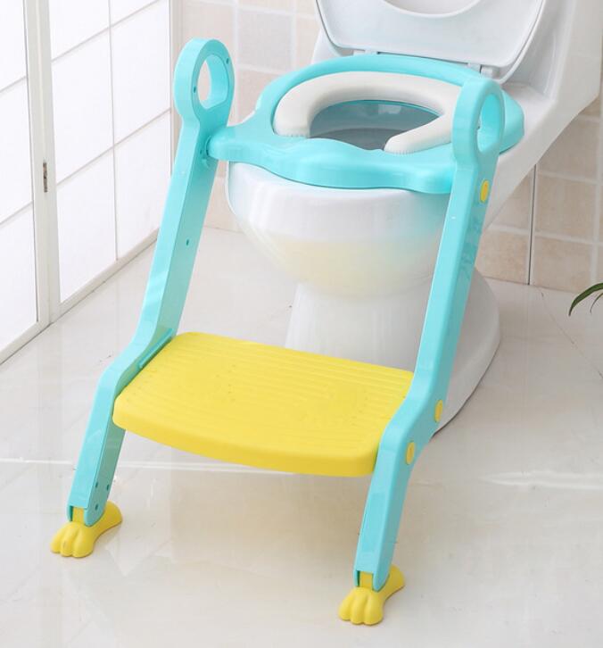 Baby Wc Ladder Stoel Potty Seat Stap Up Peuter Toilet Training Krukje Voor Meisjes En Jongens: Blauw