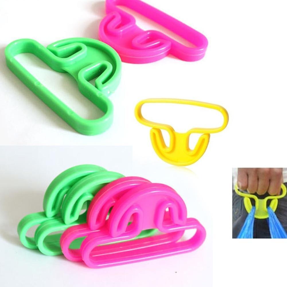 Handlepose henger tilfeldig farge kroker bære matte maskin ergonomisk plast anti-slitasje hånd finger hjemme hjelper vekt kapasitet