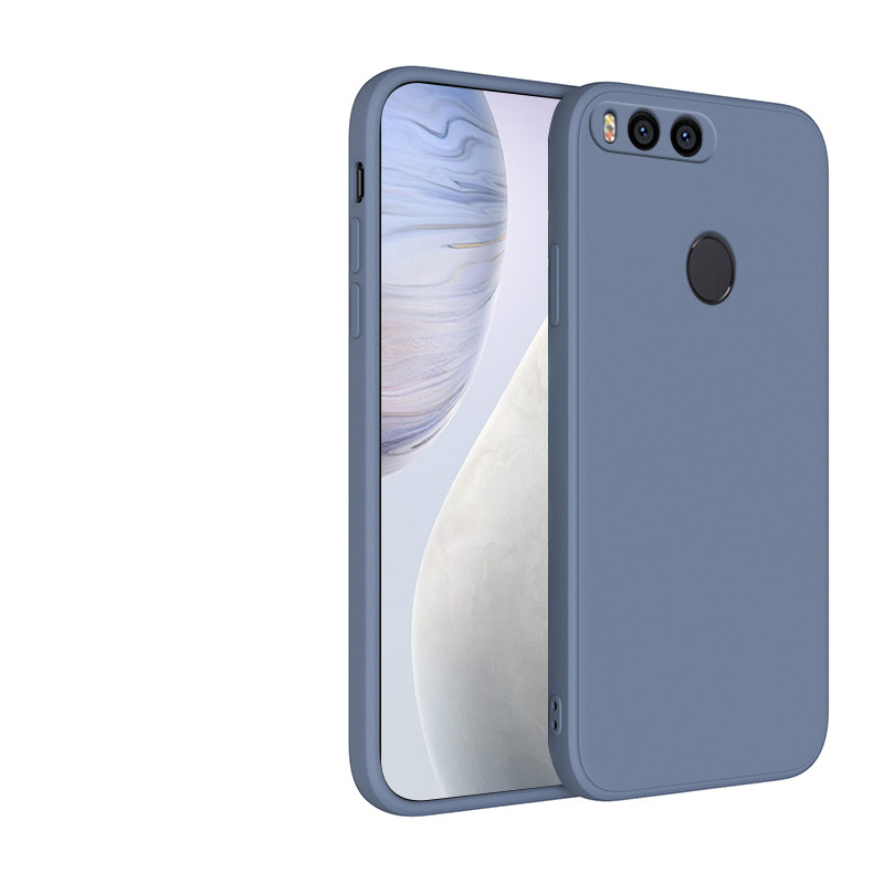 Xiaomi mi a1 a2 5x 6x用液体シリコンケース,ストレートエッジバックカバー,新品: Mi A1 Or 5X / GRAY