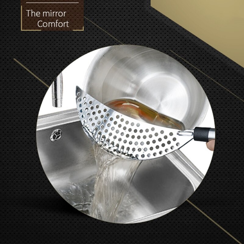 Stainless Steel Strainer Handheld Drain Filter Sie... Grandado