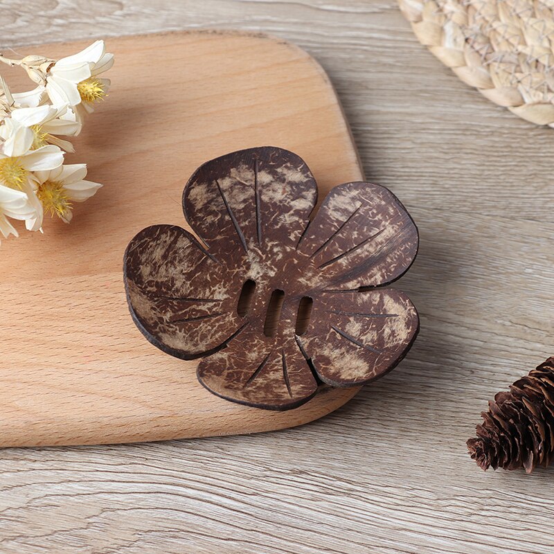 12Styles Natural Carbide Wood Soap Dish Wooden Soap Container Travel Wood Soap Box Shower Plate Bathroom Soap Holder: style5