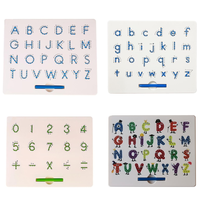 Kinderen Magnetisch Tekenbord Baby Peuter Kids Doodle Tekening Pad Tablet Speelgoed Alfabet Nummer Educatief Schrijven
