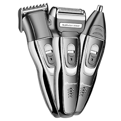 Afeitadora eléctrica 3 en 1 para hombre, Afeitadora eléctrica recargable para limpieza de rostro, maquinilla de afeitar eléctrica para hombres, juego de máquina de afeitar con cabezal de corte para Barba