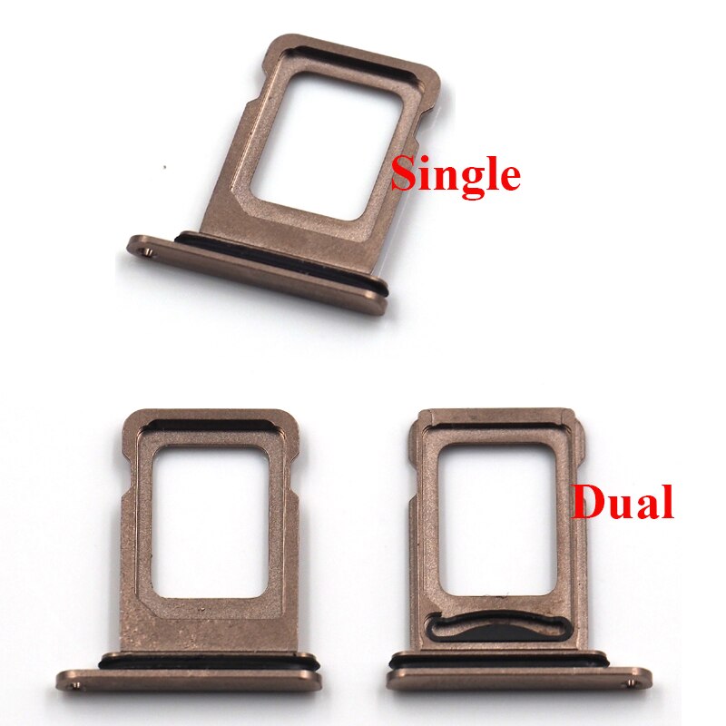 Single/ Dual Voor IPhone11 Pro,11 Pro Max Reader Connector Slot Lade Houder Met Waterdichte Ring Kan Print Imei