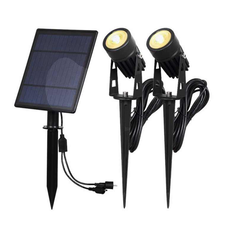 Led solar havelampe ip65 vandtæt solcellelampe sp... – Grandado