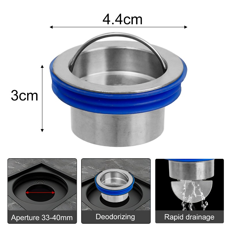 Wc Dusche Kupfer Bodenablauf Kern Anti Geruch und Insektenschutz Gerät Sprungbrett Selbstdichtende Kern Schlecht Zubehör: Gelb / 83mm