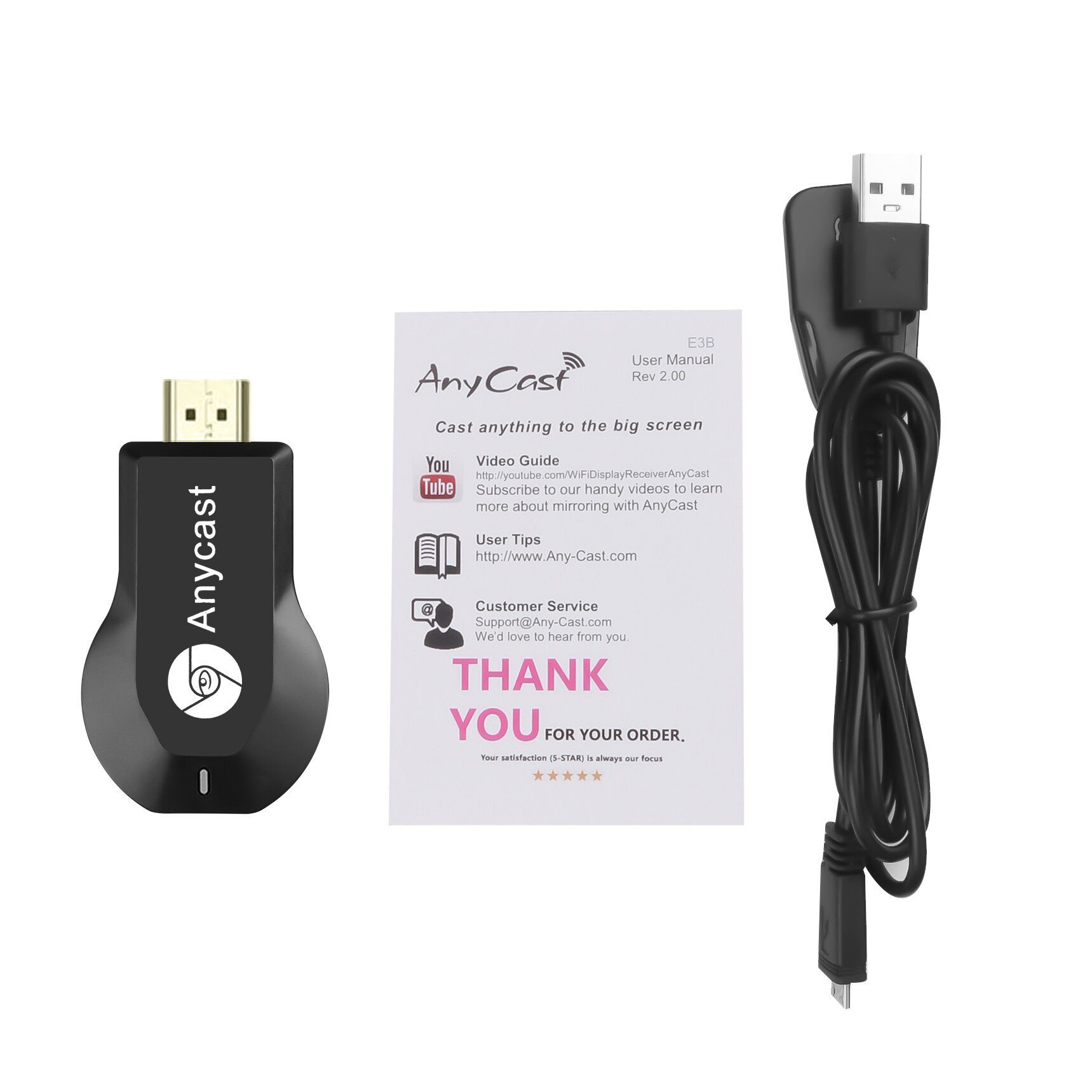 Dongle inalámbrico M4 Plus con WiFi, pantalla de 1080P para Mirroring, adaptador múltiple de TV Stick Mini para Android, HDMI, Compatible con WiFi Dongle