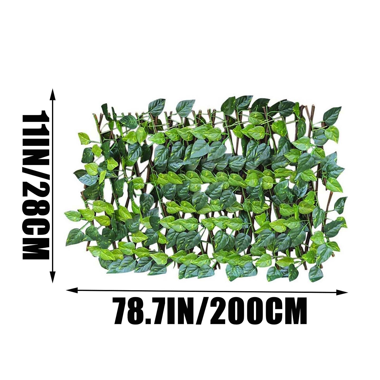 Expanding Fence Retractable Fence Screen with Plant Expandable Fence Privacy Jardin Garden Decoration Outdoor bordure de jardin