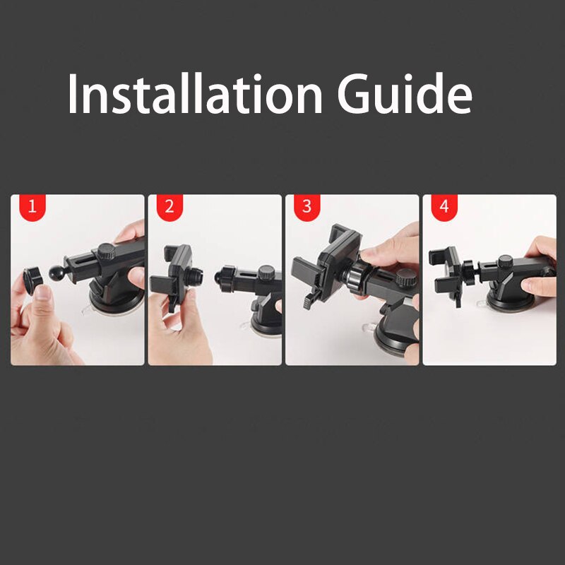 Smartphone Houder Universal Sucker Auto Telefoon Houder Stand Intrekbare Opvouwbaar En Draaibaar Telefoon Stand Auto Accessoires