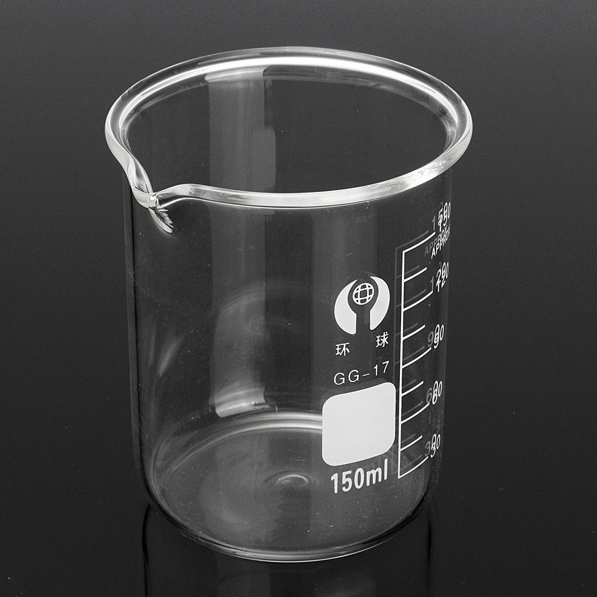 1PC 100ml 150ml 250ml Beaker Set Graduated Borosilicate Glass Beaker Volumetric Measuring Lab Glassware