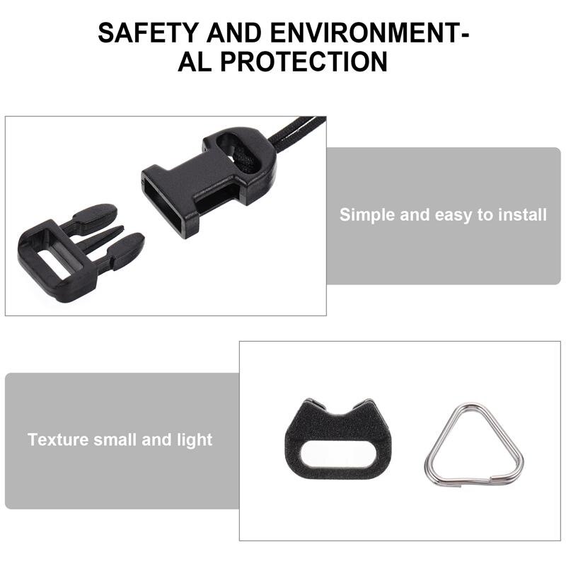 8 Pcs Quick Release Camera Strap Buckles QD Loops Connector Camera Strap Hook