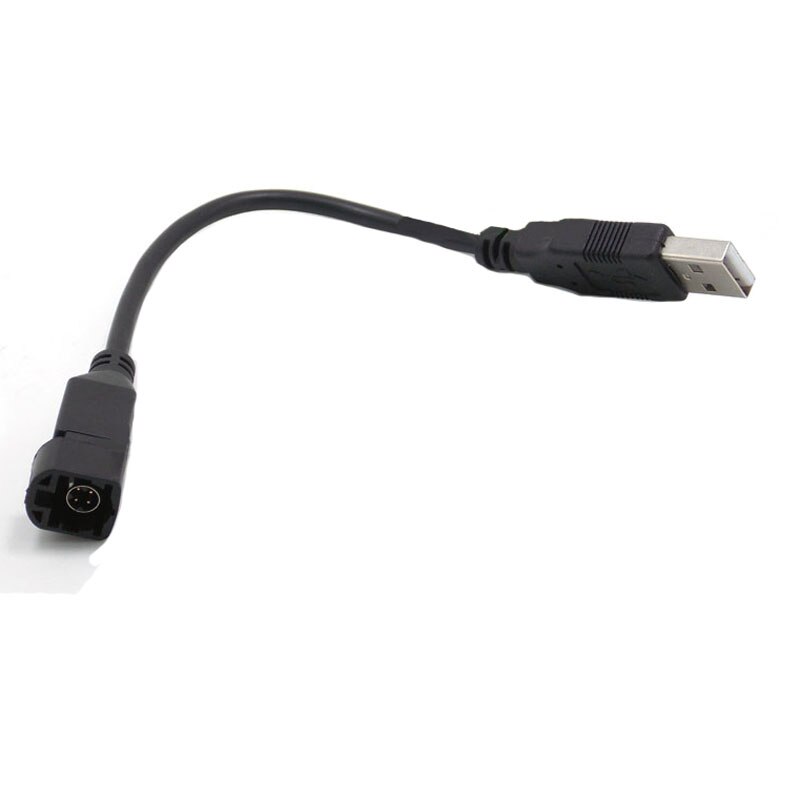 Biurlink rcd 510 rns 315 bak utvide 4 pin sokkel usb kabel usb inngang adapter til volkswagen skoda octavia