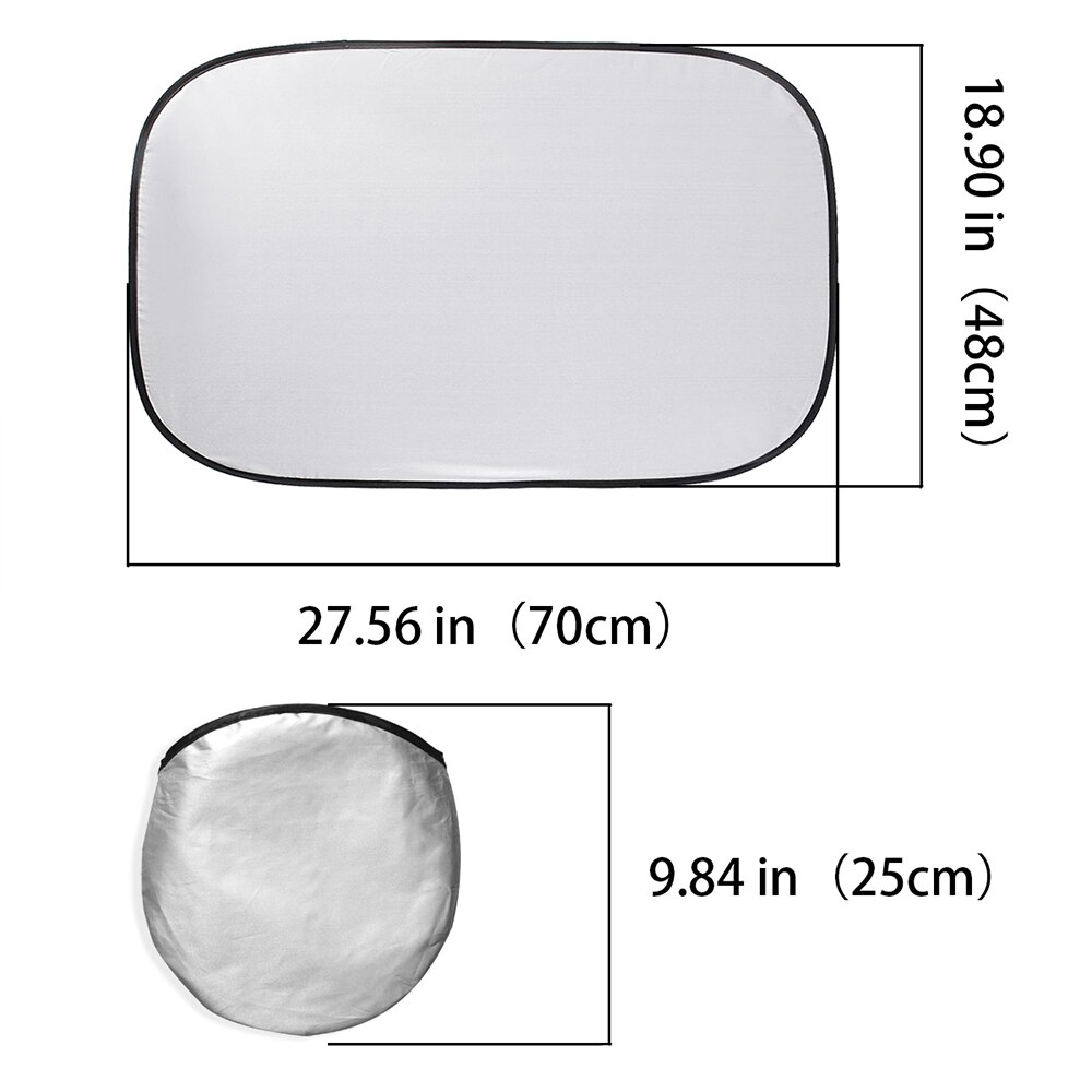 70 x 48cm bil soltag skygge solskærm foldbart tag solskærm varmeisoleret til mini cooper clubman countryman  r55 r56 r60 f55 f56
