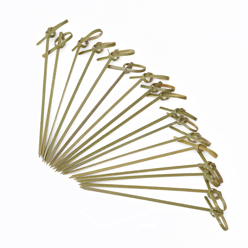 100pcs/pack Disposable Bamboo Food Picks Fruit Fork Sticks Buffet Cupcake Toppers Cocktail Forks Wedding Festival Decoration