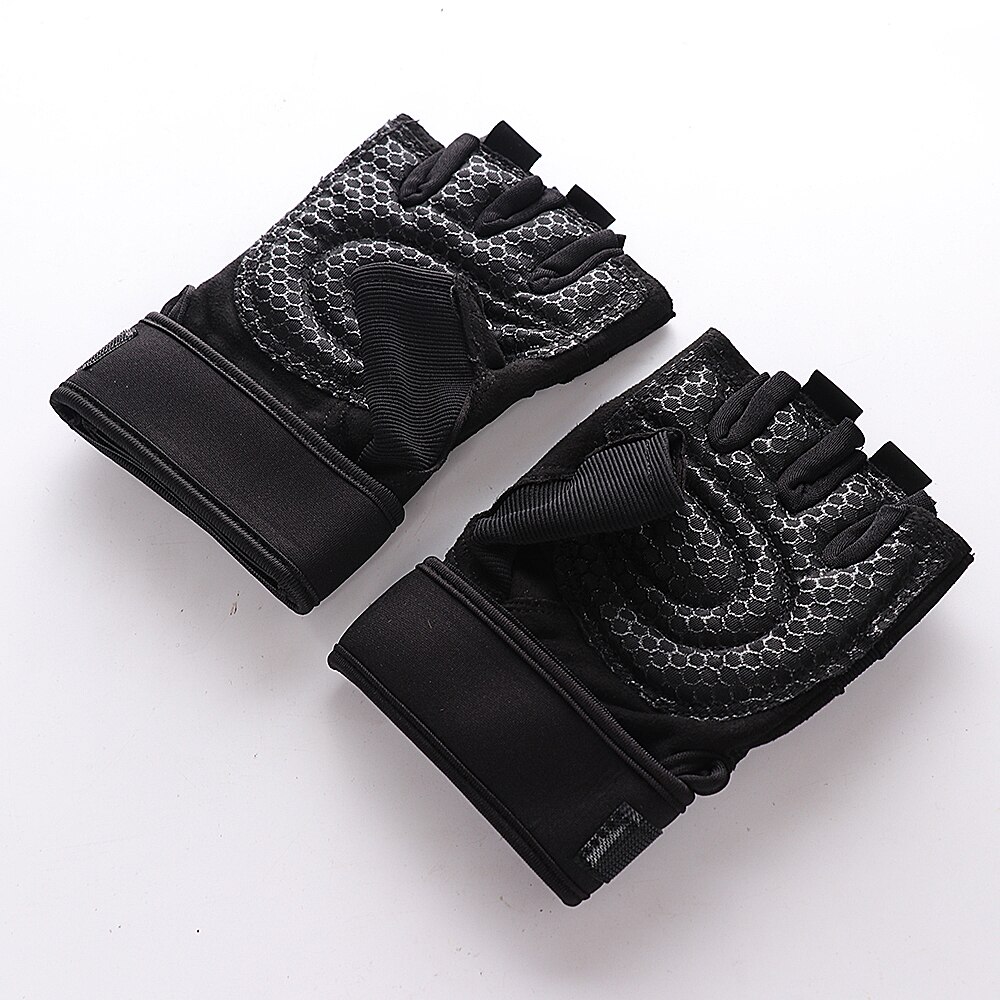 2 pièces gant de musculation demi-doigt anti-dérapant gymnastique entraînement Fitness gants musculation entraînement sport gants de gymnastique