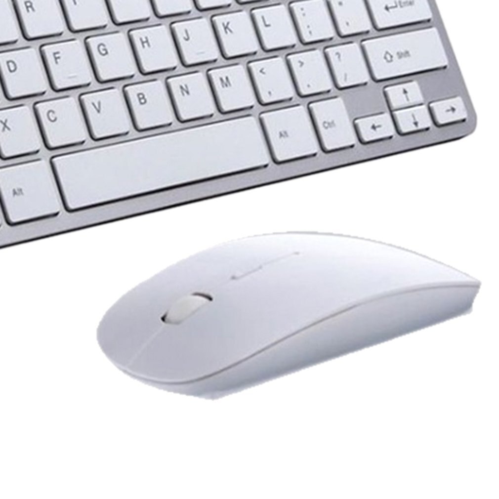 2.4g draadloze toetsenborden en muizen mini multimedia toetsenbord muis combo set voor notebook laptop mac desktop pc tv