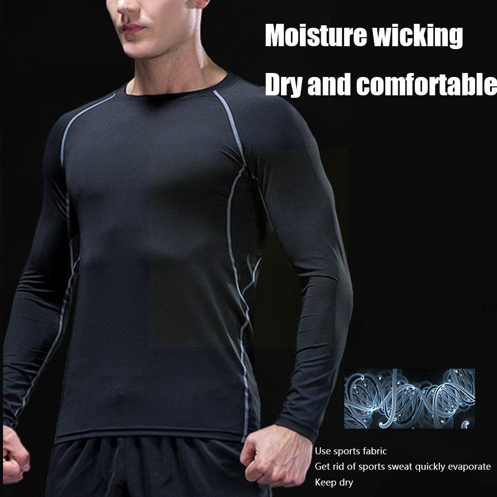 Mannen Sport Panty En Sneldrogende Kleding Outdoor Ademend Fietsen Pak Lange Mouwen Sport Training Broek Panty c4G7