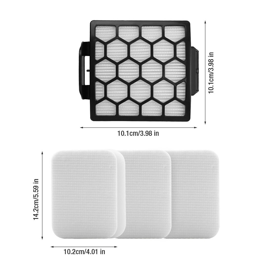 2 Filters + 4 Foam + 4 Felt Filters For Shark Navigator Pet Plus NV150 NV251 NV255 Filter Foam Replacement Vacuum Cleaner Part