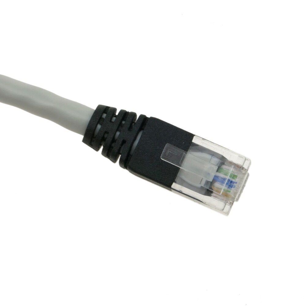 BeMatik - Duplicador RJ45 UTP Cat.5e T-MOD (1 RJ45 macho a 2 RJ45 hembra)