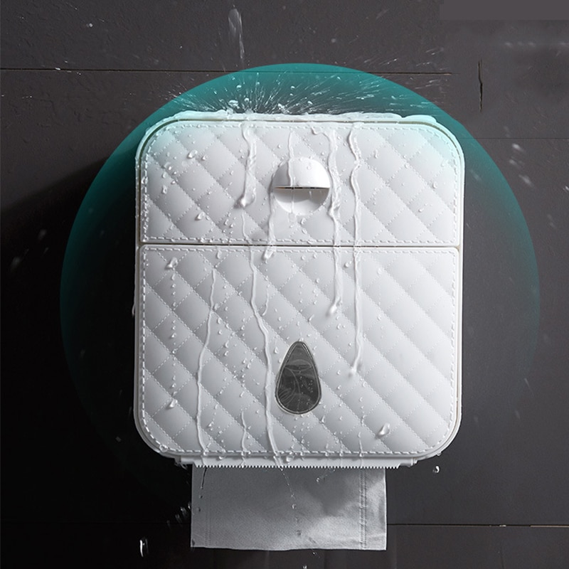 Toiletrolhouder Waterdichte Papieren Handdoek Houder Wandcloset Papierrol Stand Case Buis Opbergdoos Badkamer Accessoires