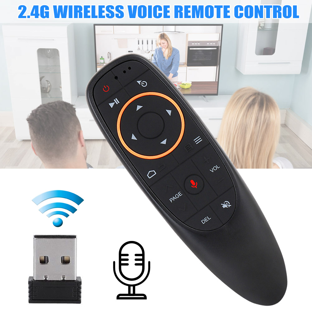 2.4Ghz Fly Air Mouse Wireless Voice Afstandsbediening Usb-ontvanger Voor Android Tv Box Pc LFX-ING