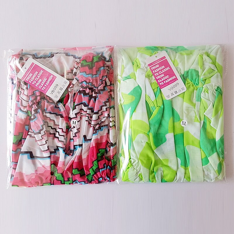 WANGUQI-Vestido corto playero para mujer, Túnica con volantes, escote en V profundo, malla elástica, para varias ocasiones,