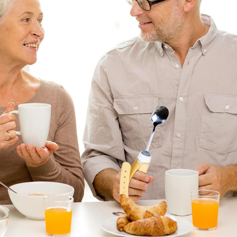 Utensílios para idosos, talheres adaptivos, colher rotativa, pessoas para deficientes, garfo, colher de sopa, alimentação, ferramenta de mesa auxiliar
