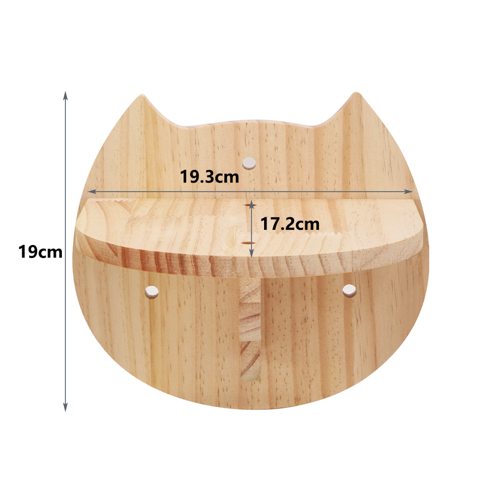 Kat Hangmat Hout En Sisal Touw Muur Gemonteerd Voor Grote Katten Of Kitty, Springplanken, Zitstokken Meubels Slapen: Paars