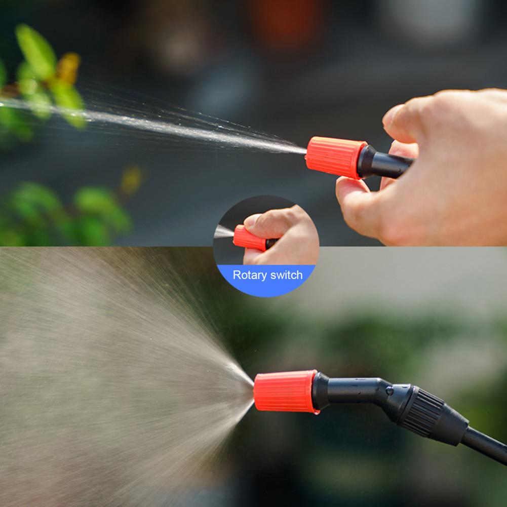 Pulverizador de plantas de 5L, rociador eléctrico ajustable de flujo práctico, rociador eléctrico de Metal recargable de un botón de trabajo para jardín