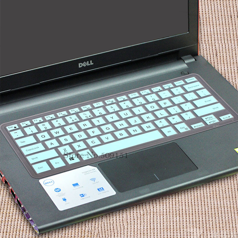 15 inch Silicone Laptop keyboard Cover Skin Protector For DELL Precision M5510 M5520 M5530 5510 5520 5525 5530 Notebook: Sky blue