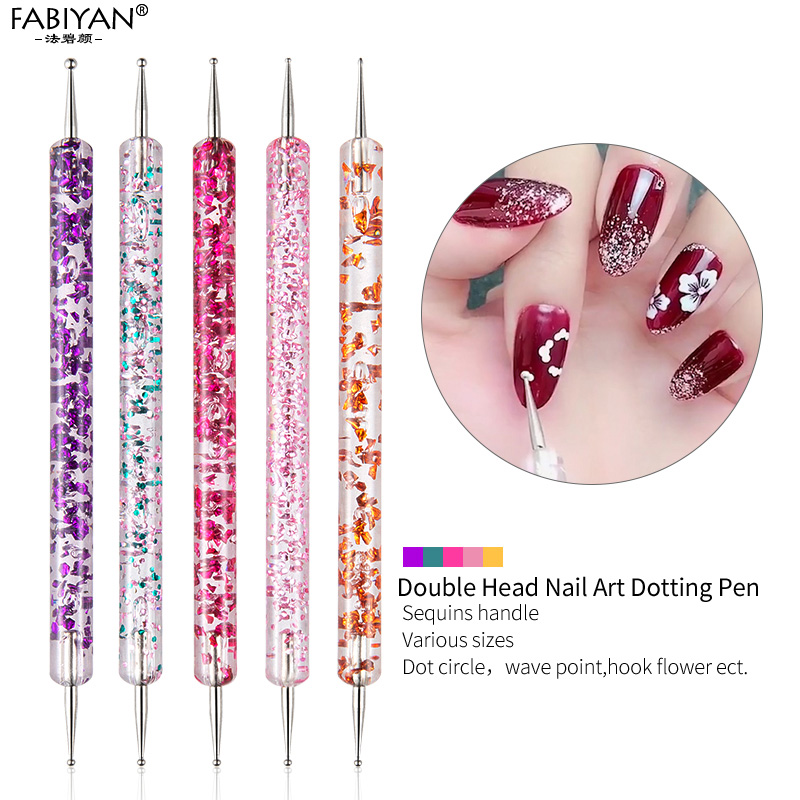 Ensemble de pinceaux pour Nail Art, Gel UV, peinture, sculpture, strass, points, séparateur d&#39;orteils, brosse à poussière, ciseaux, Kit de manucure