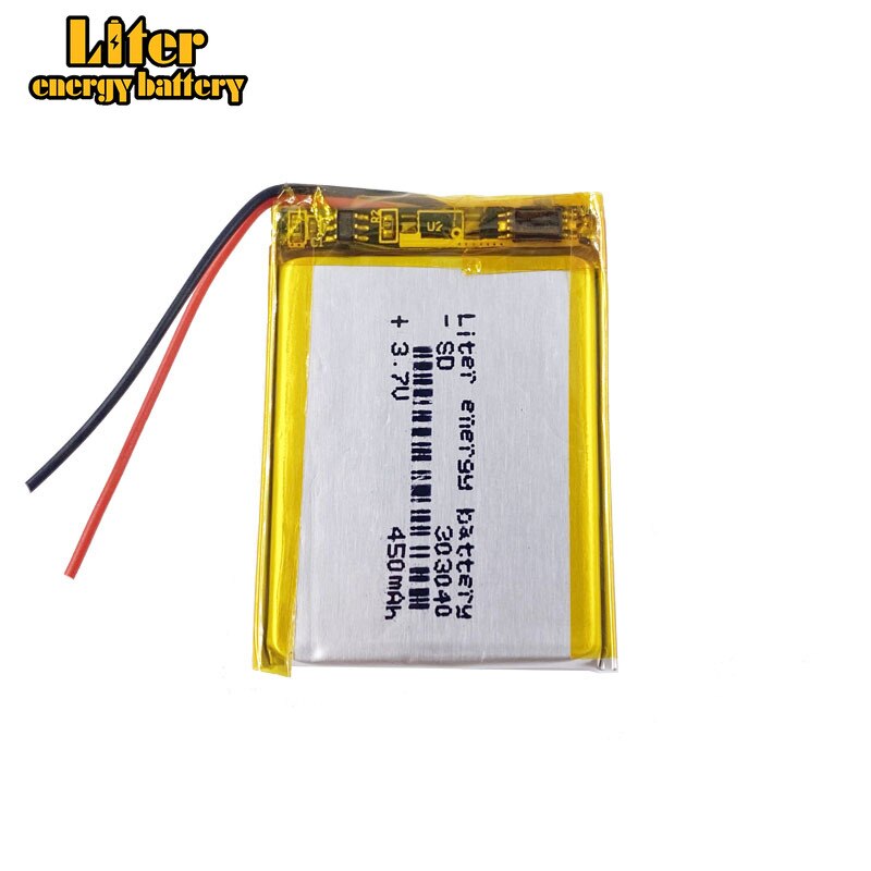 Batería de polímero de litio 3,7 de 303040 V, otro pequeño podómetro estéreo, tableta de 450MAH