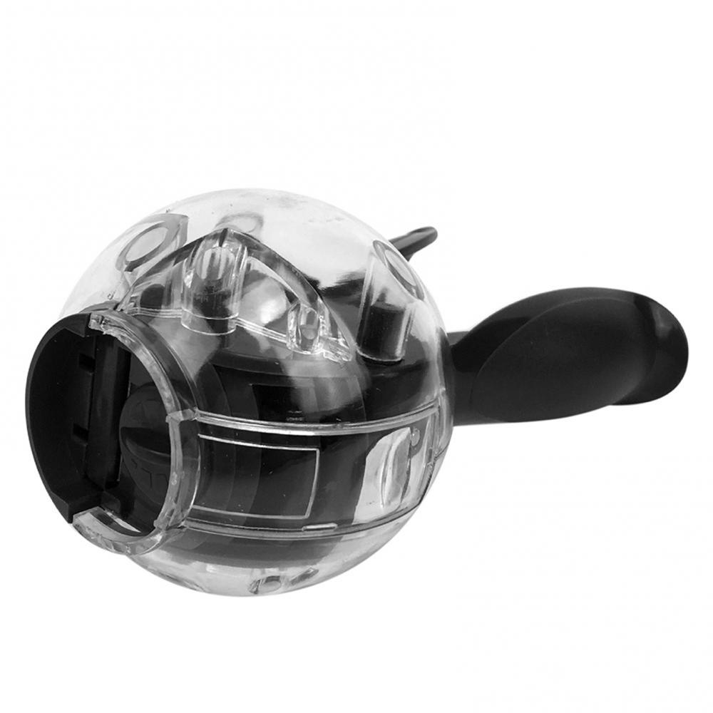 Manual Mini Salt Pepper Mill Portable Rabbit Ears Ceramic Core Ball Grinder Storage seasoning jar Mills Gadgets transparent