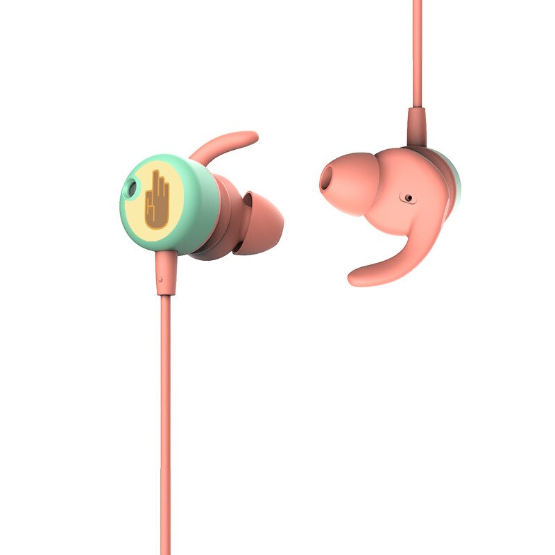 Söt tjej mobiltelefon spel headset in-ear jedi överlevnad live med vete e-sport headset l böjda trådade headset