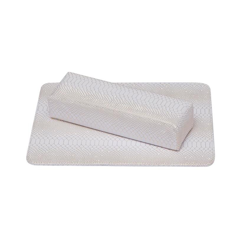 Schlange Haut Tisch Pad Hand Kissen Schwamm Arm Rest Kissen Nail art Weiche Hand Ruht Nagel Matte Pad Salon Maniküre werkzeug