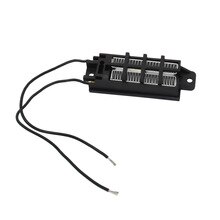 1 adet otomatik termostat PTC ısıtıcı standı ile oluklu şerit küçük uzay isıtma 50w 12v (AC/ DC) diy ısıtma aletleri