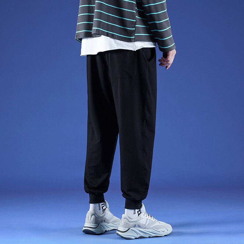 Neue Frühjahr und Sommer Einfarbig Sport Hosen männer lässig verlieren Sport Hosen Reine Baumwolle Laufhose Jogginghose Männer