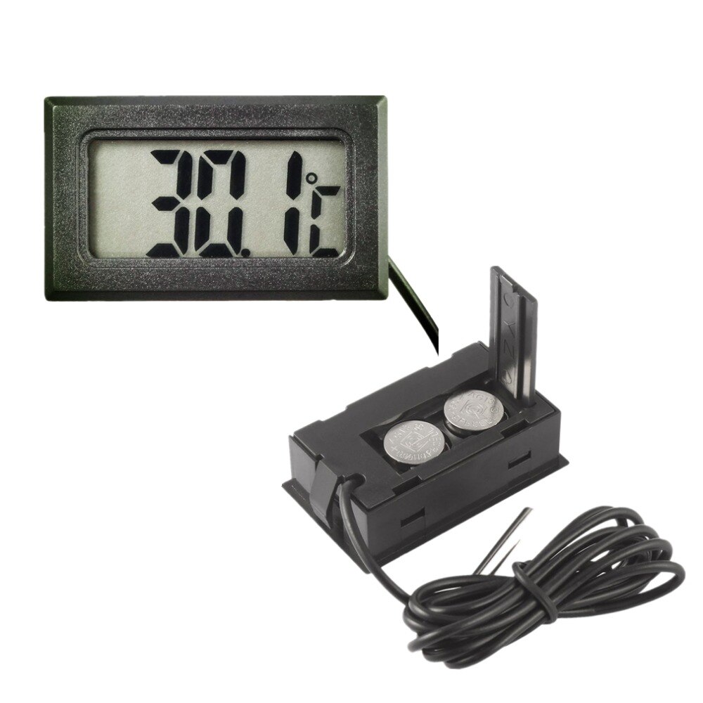 1pc Lcd Digital Thermometer For Freezer Temperature -50~110 Degree 